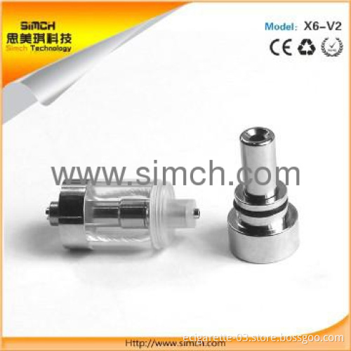 X6 V2 atomizer 510 agi rsst atomizer hash oil phoenix atomizer